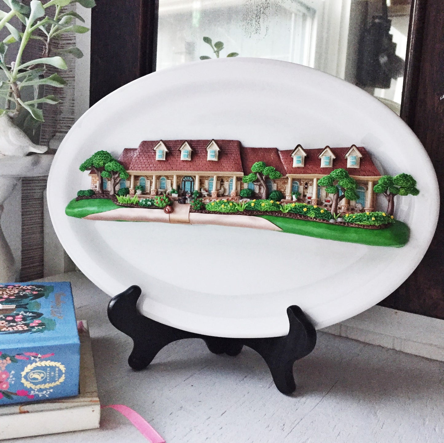 Add-on Only Mount my home on a plate or wood plaque