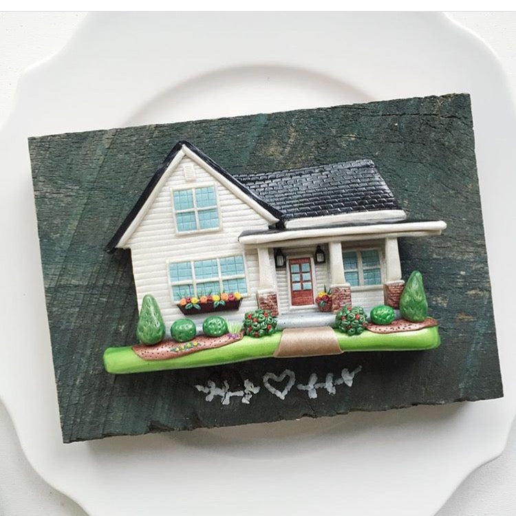 Add-on Only Mount my home on a plate or wood plaque