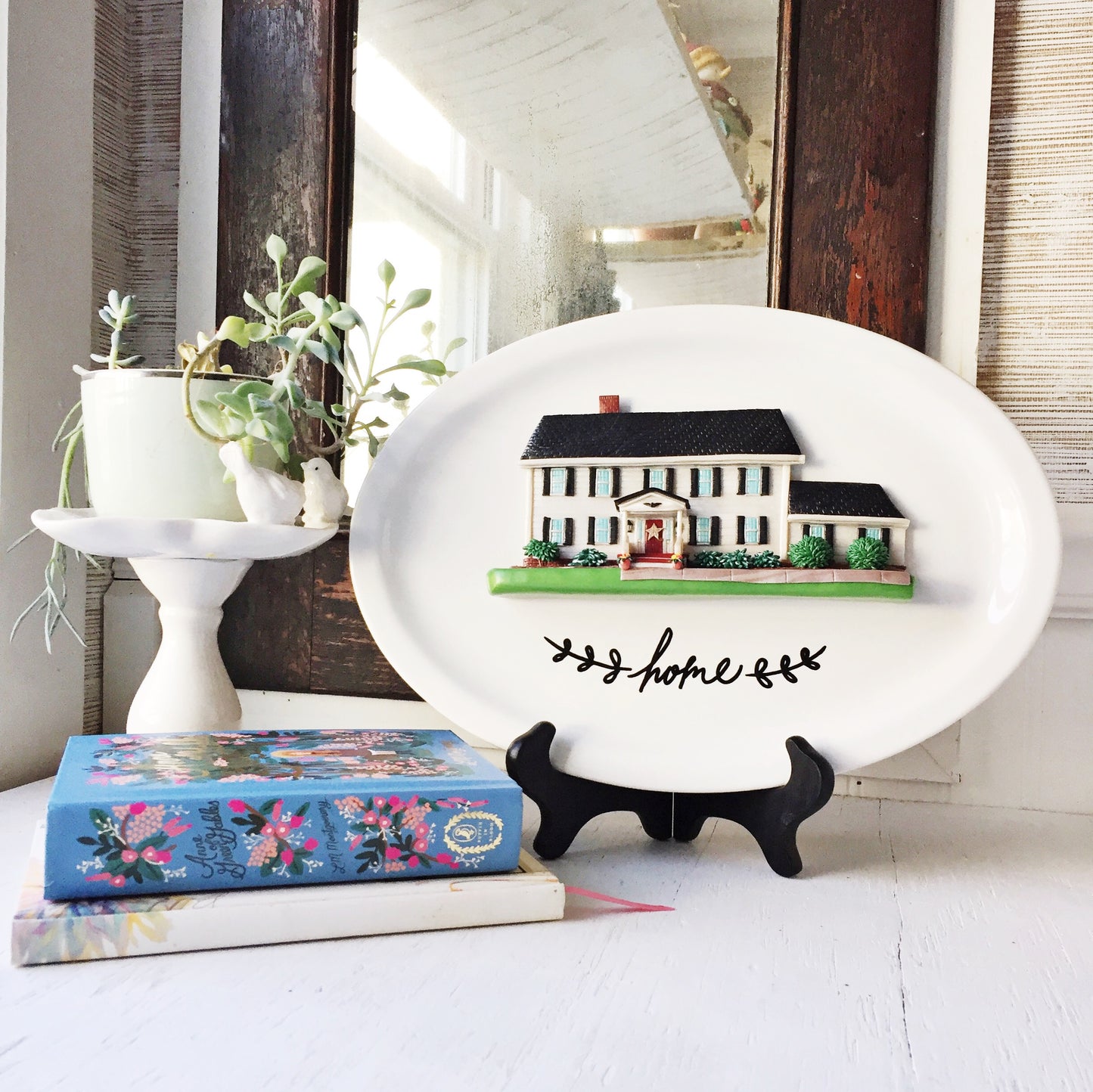 Add-on Only Mount my home on a plate or wood plaque