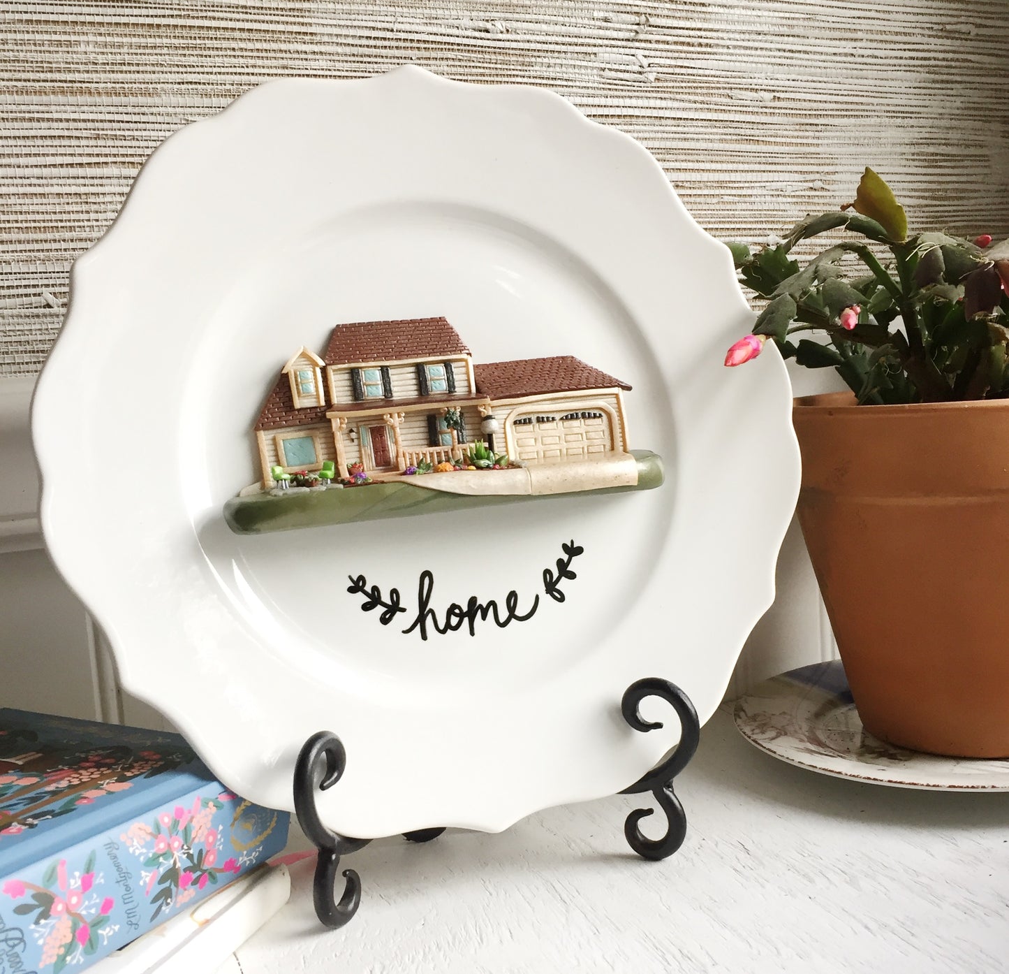 Add-on Only Mount my home on a plate or wood plaque